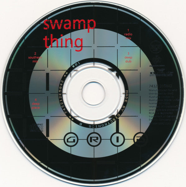 The Grid : Swamp Thing (CD, Single, Car)