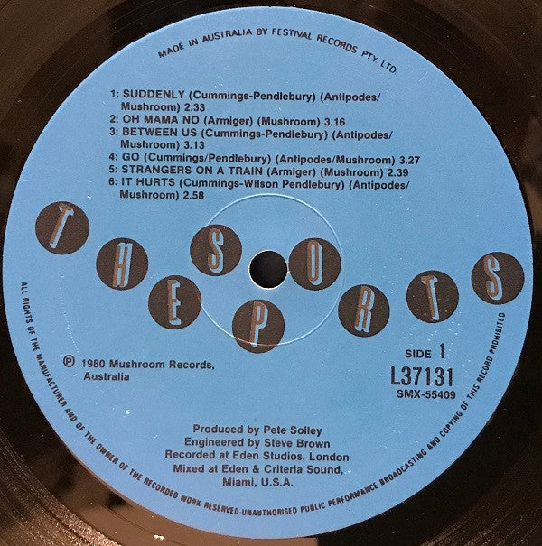 The Sports : Suddenly! (LP, Album)