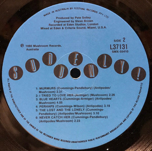 The Sports : Suddenly! (LP, Album)