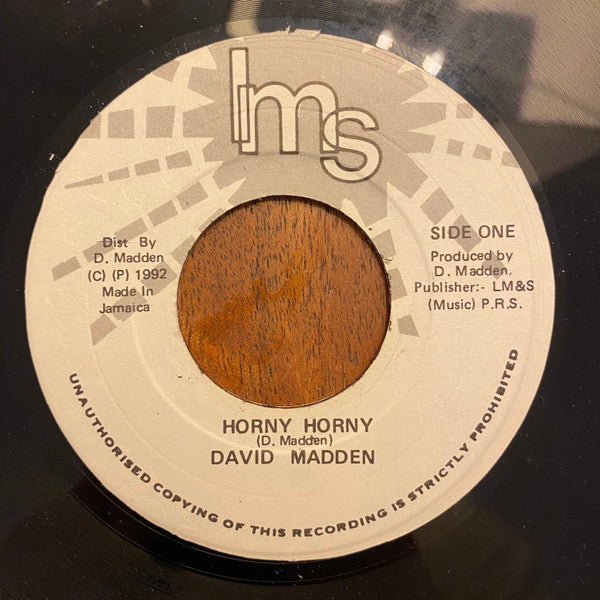 David Madden : Horny Horny (7")