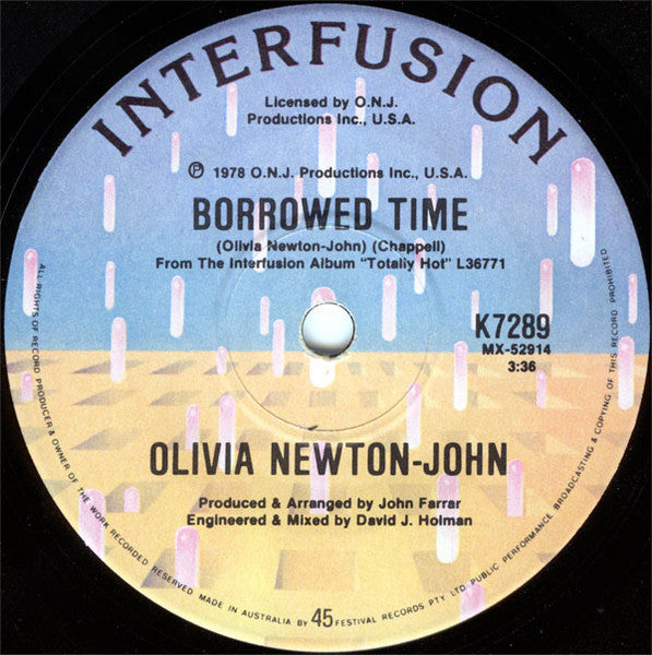 Olivia Newton-John : A Little More Love (7", Single)