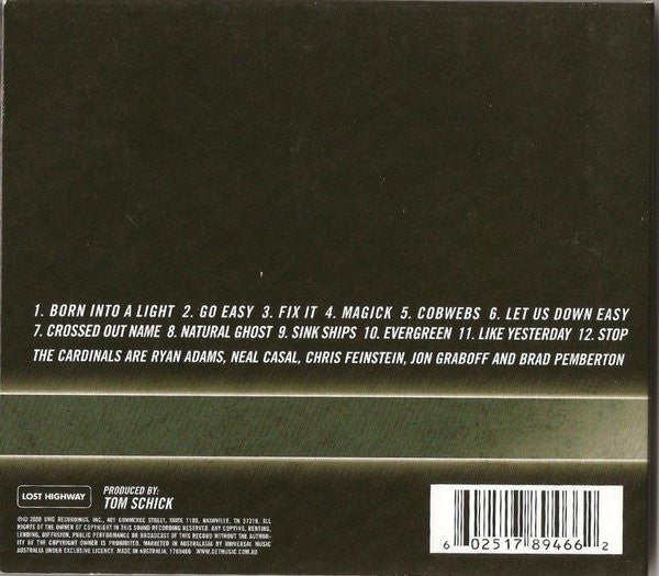 Ryan Adams & The Cardinals : Cardinology (CD, Album, Dig)