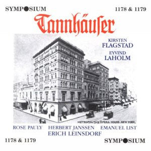 Richard Wagner, Erich Leinsdorf, Kirsten Flagstad, Eyvind Laholm, Rose Pauly, Herbert Janssen (2), Emanuel List : Tannhäuser (2xCD)
