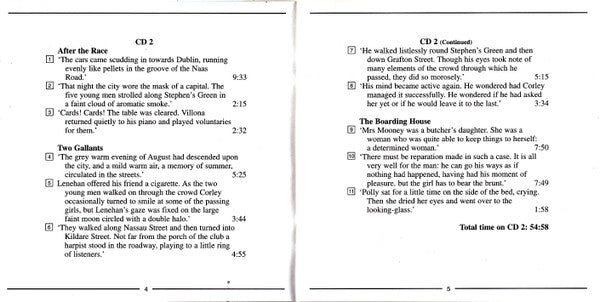 James Joyce Read By Jim Norton (2) : Dubliners (6xCD)