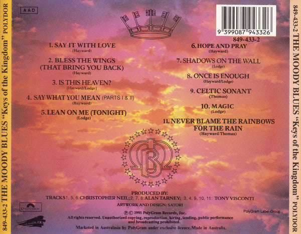 The Moody Blues : Keys Of The Kingdom (CD, Album)