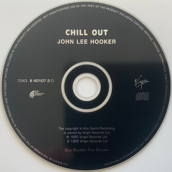 John Lee Hooker : Chill Out (CD, Album)