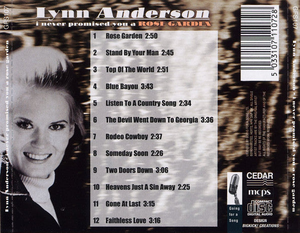 Lynn Anderson : I Never Promised You A Rose Garden (CD, Album)