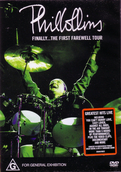 Phil Collins : Finally... The First Farewell Tour (2xDVD-V, Multichannel, PAL)