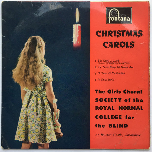 The Girls Choral Society Of The Royal Normal College For The Blind : Christmas Carols No. 1 (7", EP)