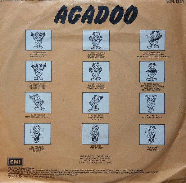 Black Lace : Agadoo (7", Single)