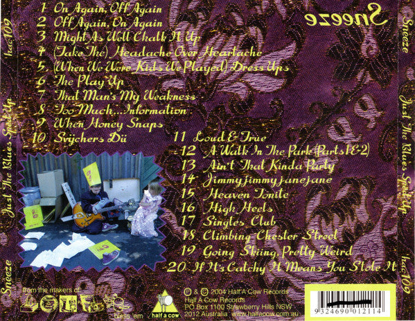 Sneeze : Just The Blues Sped Up (CD, Album)