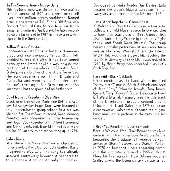 Various : The 70's - 70 (2xCD, Comp)