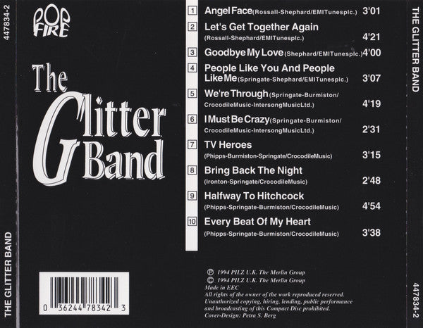 The Glitter Band : Pop Fire (CD, Comp)