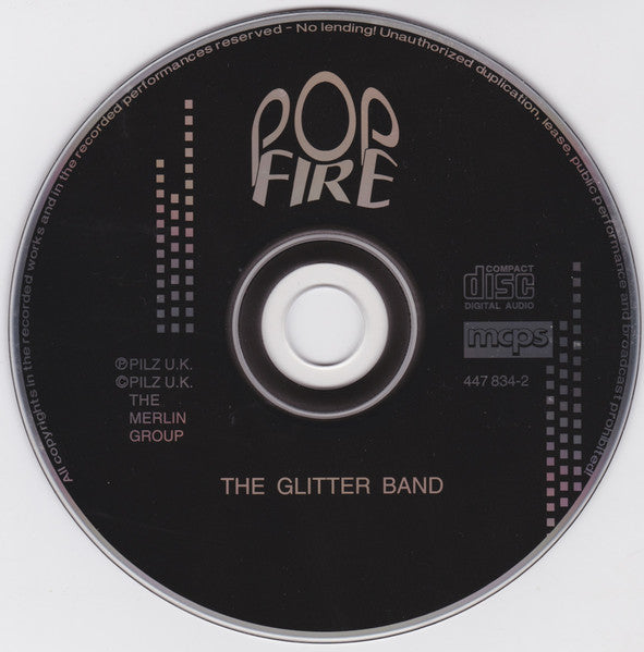The Glitter Band : Pop Fire (CD, Comp)