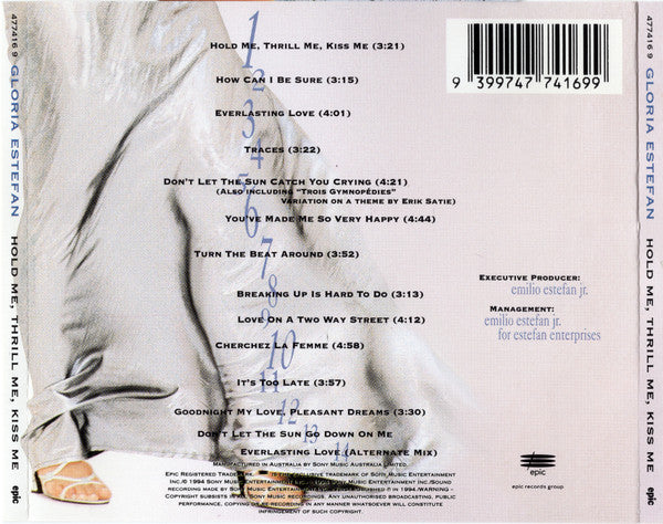 Gloria Estefan : Hold Me, Thrill Me, Kiss Me (CD, Album)