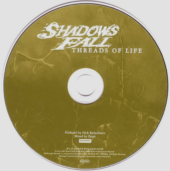 Shadows Fall : Threads Of Life (CD, Album)