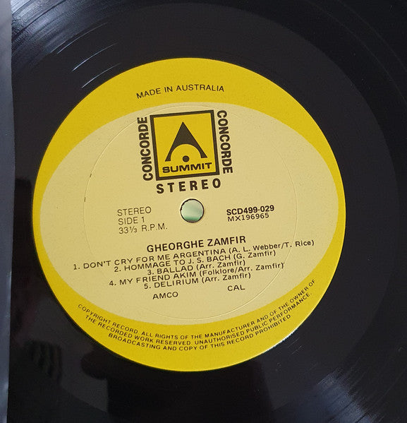 Gheorghe Zamfir : The Magic Of The Pan Flute With Gheorghe Zamfir (LP, Comp)