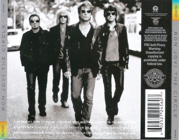 Bon Jovi : The Circle (CD, Album)