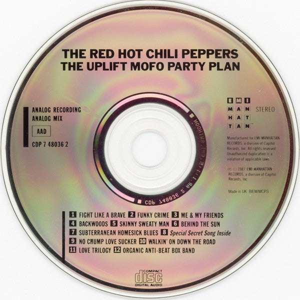 The Red Hot Chili Peppers* : The Uplift Mofo Party Plan (CD, Album)