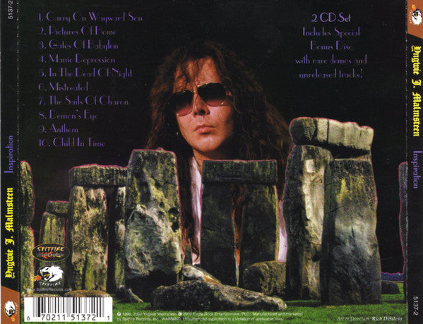 Yngwie Malmsteen : Inspiration (2xCD, Album, RE)