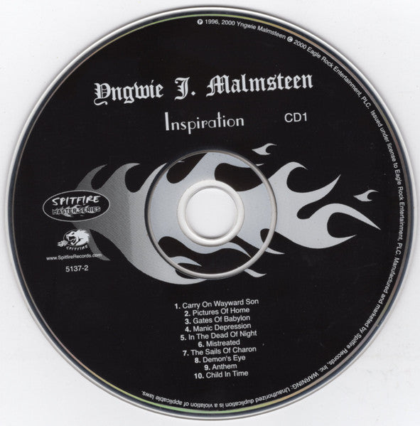 Yngwie Malmsteen : Inspiration (2xCD, Album, RE)