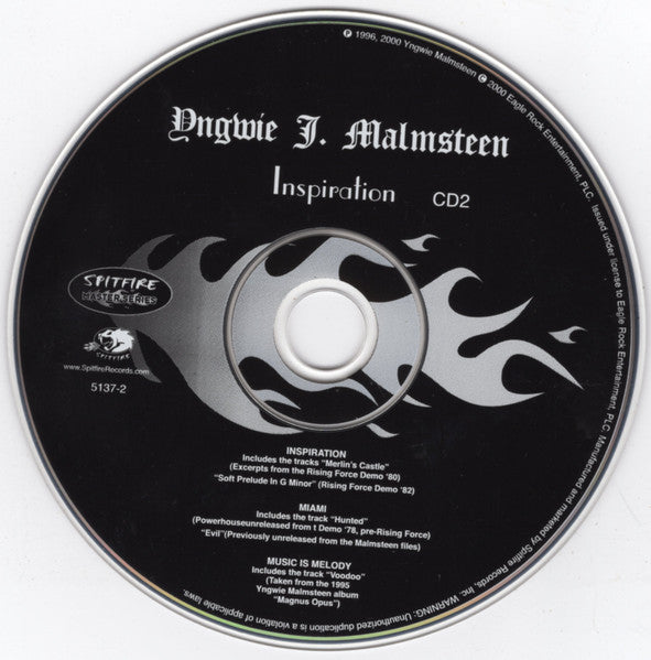 Yngwie Malmsteen : Inspiration (2xCD, Album, RE)