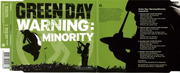 Green Day : Warning / Minority (CD, Single)