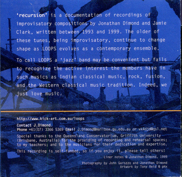 LOOPS Contemporary Ensemble : Recursion (CD)