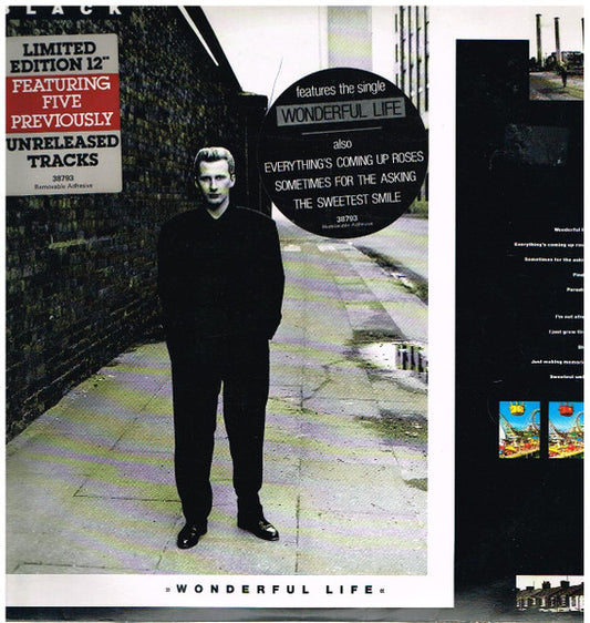 Black (2) : Wonderful Life (LP, Album + 12", EP, Ltd, Bon)