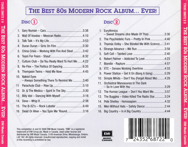 Various : The Best 80s Modern Rock Album... Ever! (2xCD, Comp, RM)