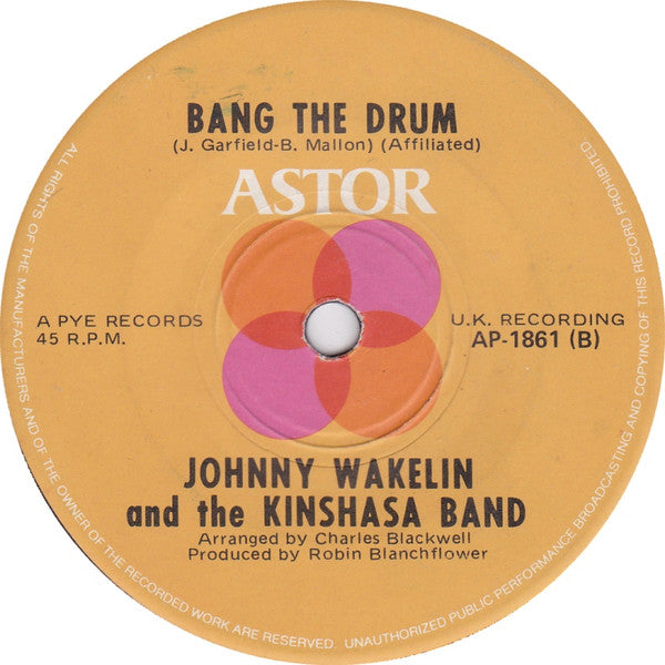 Johnny Wakelin And The Kinshasa Band* : Black Super Man (Muhammad Ali) (7", Single)
