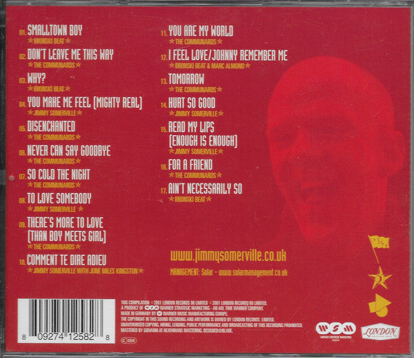 Jimmy Somerville, Bronski Beat And The Communards : The Very Best Of Jimmy Somerville, Bronski Beat And The Communards (CD, Comp)