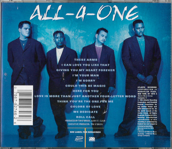All-4-One : And The Music Speaks (CD, Album)
