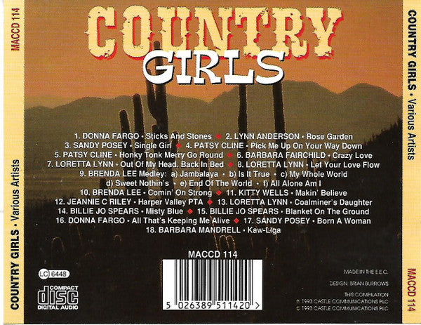 Various : Country Girls (CD, Comp)