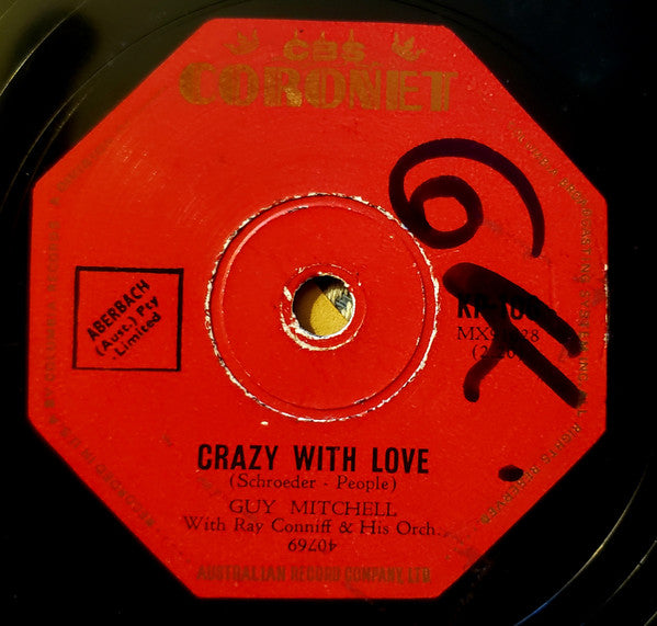 Guy Mitchell : Singing The Blues / Crazy With Love (Shellac, 10")