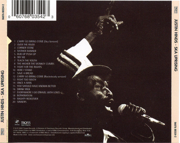 Justin Hinds & The Dominoes : Ska Uprising (CD, Comp, RE)