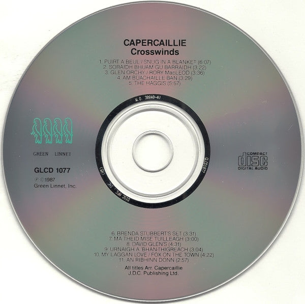 Capercaillie : Crosswinds (CD, Album, RE)