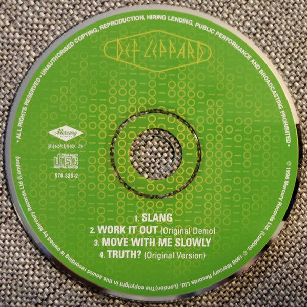 Def Leppard : Slang (CD, Single, Car)