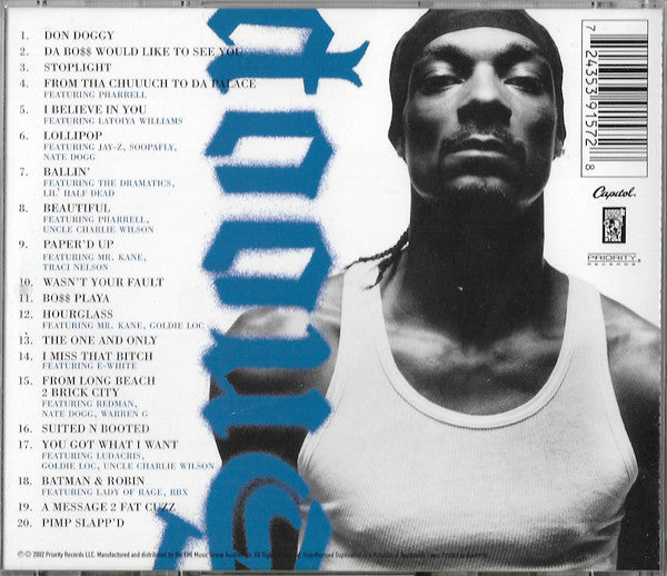 Snoop Dogg : Paid Tha Cost To Be Da Bo$$ (CD, Album)