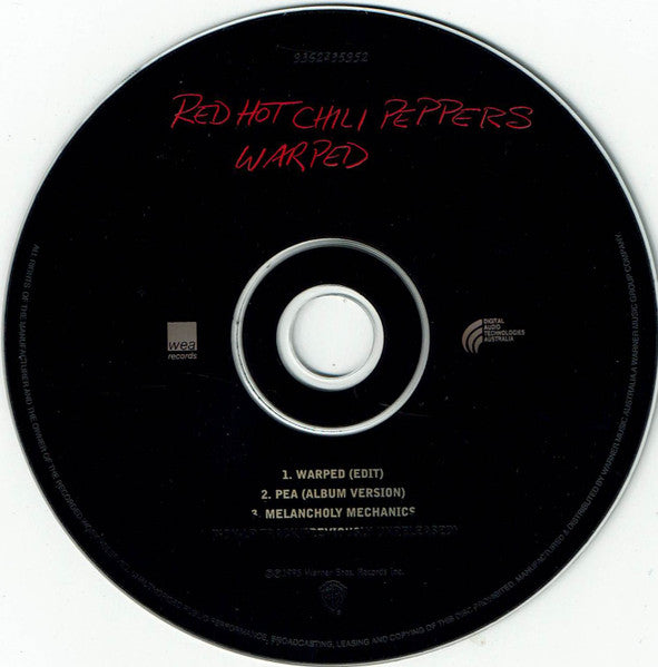 Red Hot Chili Peppers : Warped (CD, Single, Car)