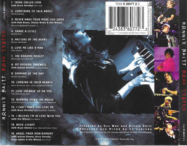 Bonnie Raitt : Road Tested (CD, Album)
