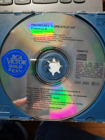 Various : Pachelbel's Greatest Hit Canon In D (CD, Comp)
