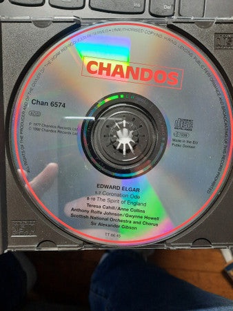 Elgar* - Teresa Cahill / Anne Collins / Anthony Rolfe Johnson / Gwynne Howell / Scottish National Orchestra* And Chorus* / Alexander Gibson : Coronation Ode / The Spirit Of England (CD)