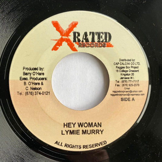 Paul "Lymie" Murray / Evette : Hey Woman / No Other Man (7")