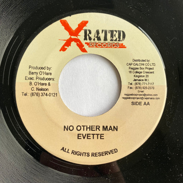 Paul "Lymie" Murray / Evette : Hey Woman / No Other Man (7")