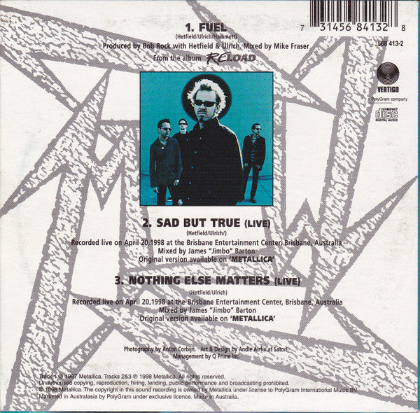 Metallica : Fuel (CD, Single, CD1)
