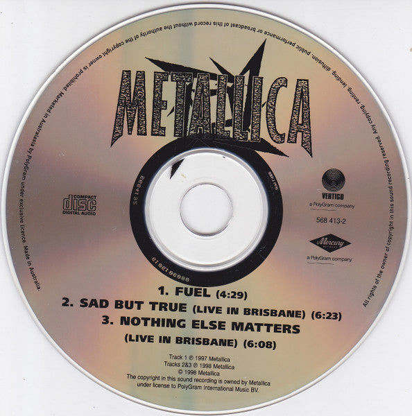 Metallica : Fuel (CD, Single, CD1)