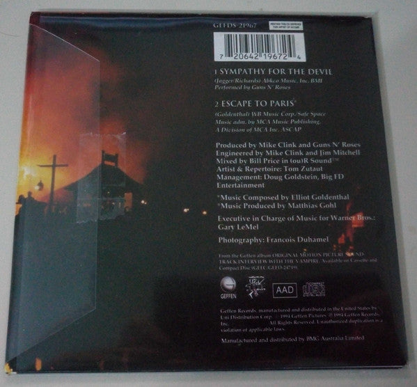Guns N' Roses : Sympathy For The Devil (CD, Single)