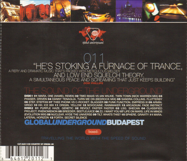 Nick Warren : Global Underground 011: Budapest (2xCD, Comp, Mixed)