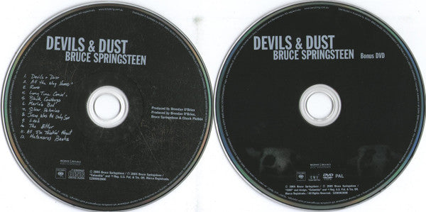 Bruce Springsteen : Devils & Dust (CD, Album + DVD, PAL)